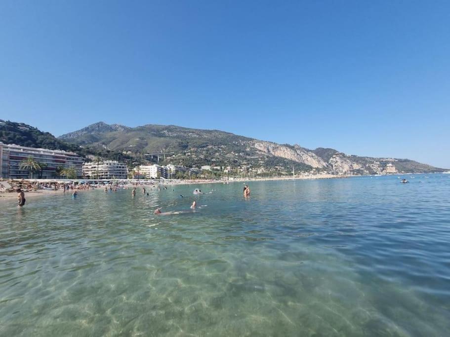 Le Garavan, Superbe Studio Vue Mer Et Vieux Ментона Екстериор снимка